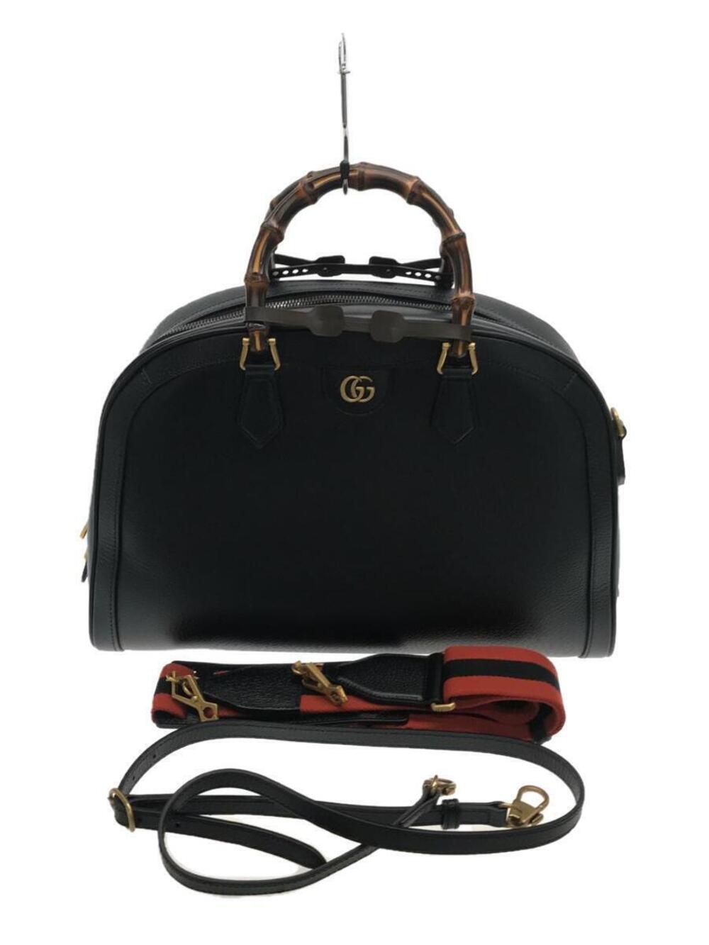 Gucci Boston Bag Leather Black